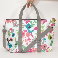 Ditsy Meadow Print Weekend Bag By Caroline Gardner